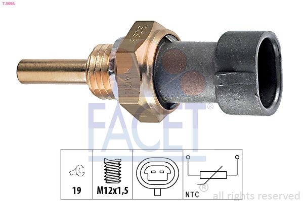 FACET Öltemperatursensor Artikelnummer: 7.3098 kaufen