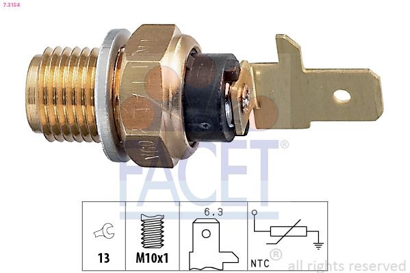 FACET Oil temperature sensor Article number: 7.3154 cheaply