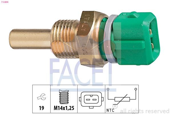 FACET Sensor, temperatura do líquido de refrigeração Número de artigo: 7.3204 baixo custo