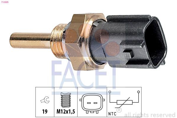 FACET Sensore temperatura olio Numero articolo: 7.3225 poco costoso