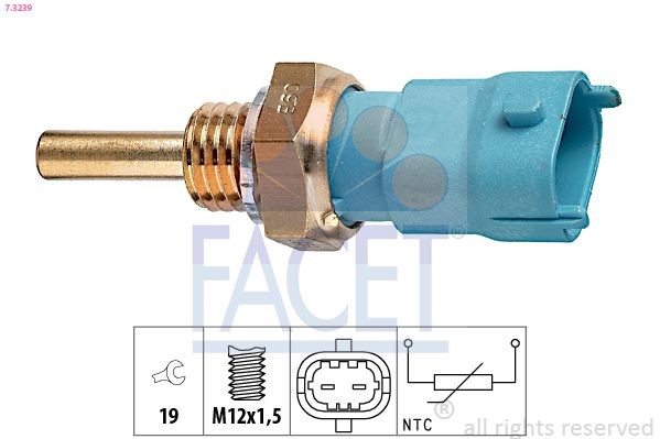 FACET Oil temperature sensor Article number: 7.3239 cheaply