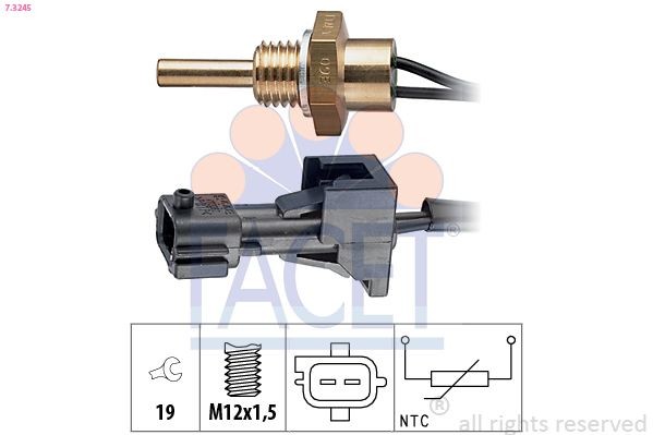 FACET Sensor, coolant temperature Article number: 7.3245 cheaply
