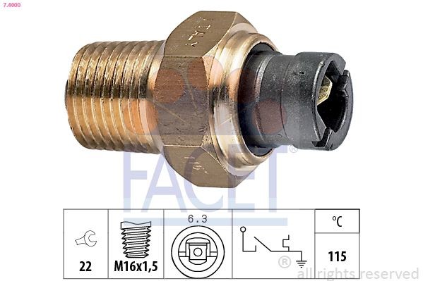 FACET Temperature Switch, coolant warning lamp Article number: 7.4000 cheaply