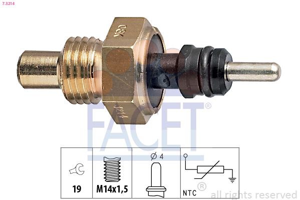 FACET Temperature Switch, coolant warning lamp Article number: 7.4029 cheaply