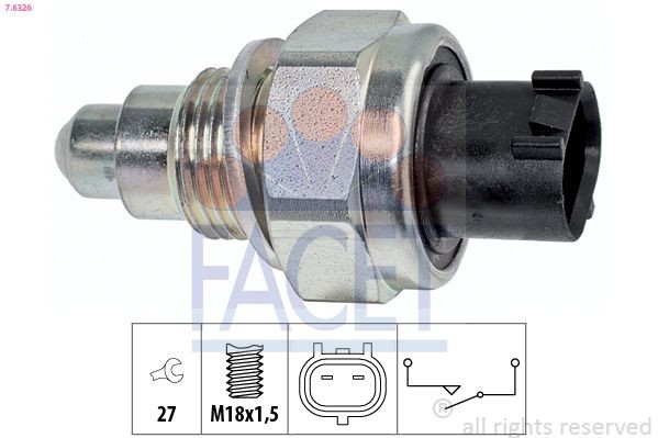 FACET Reverse light switch Article number: 7.6326 cheaply