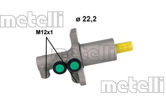METELLI Cilindro principal de freno Número de artículo: 05-1224 a buen precio