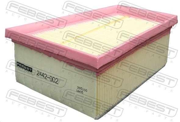 FEBEST Luftfilter Varenummer: 2442-002 billige