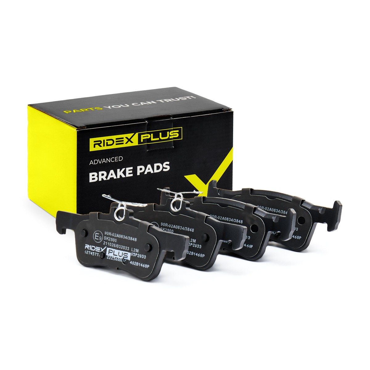 RIDEX PLUS Brake pad set Article number: 402B1468P cheaply