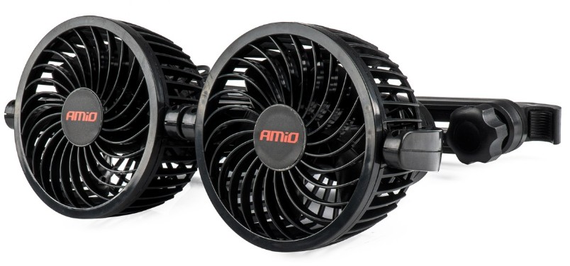 AMiO 03009 Tragbare Armaturenbrett-Ventilatoren TRANSPORTER 2.8 VR6 Syncro 140 PS Benzin 2003