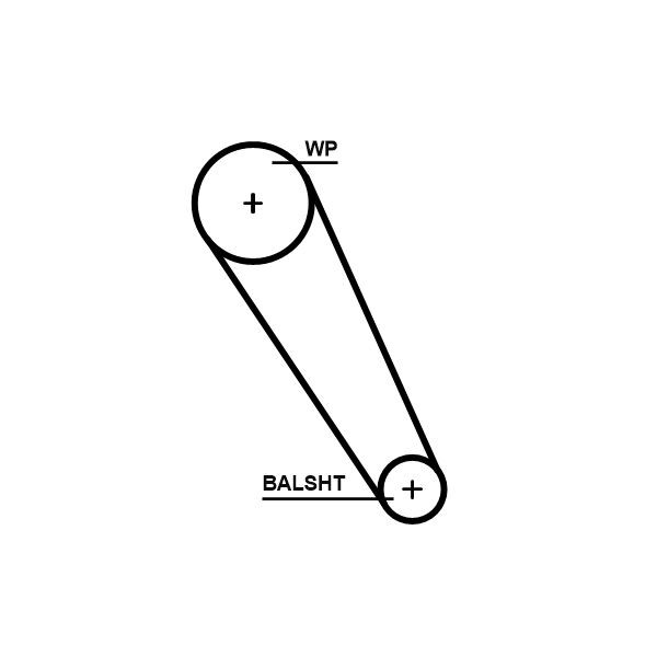 GATES Hammasrihm Artikli number: 5713XS soodsalt