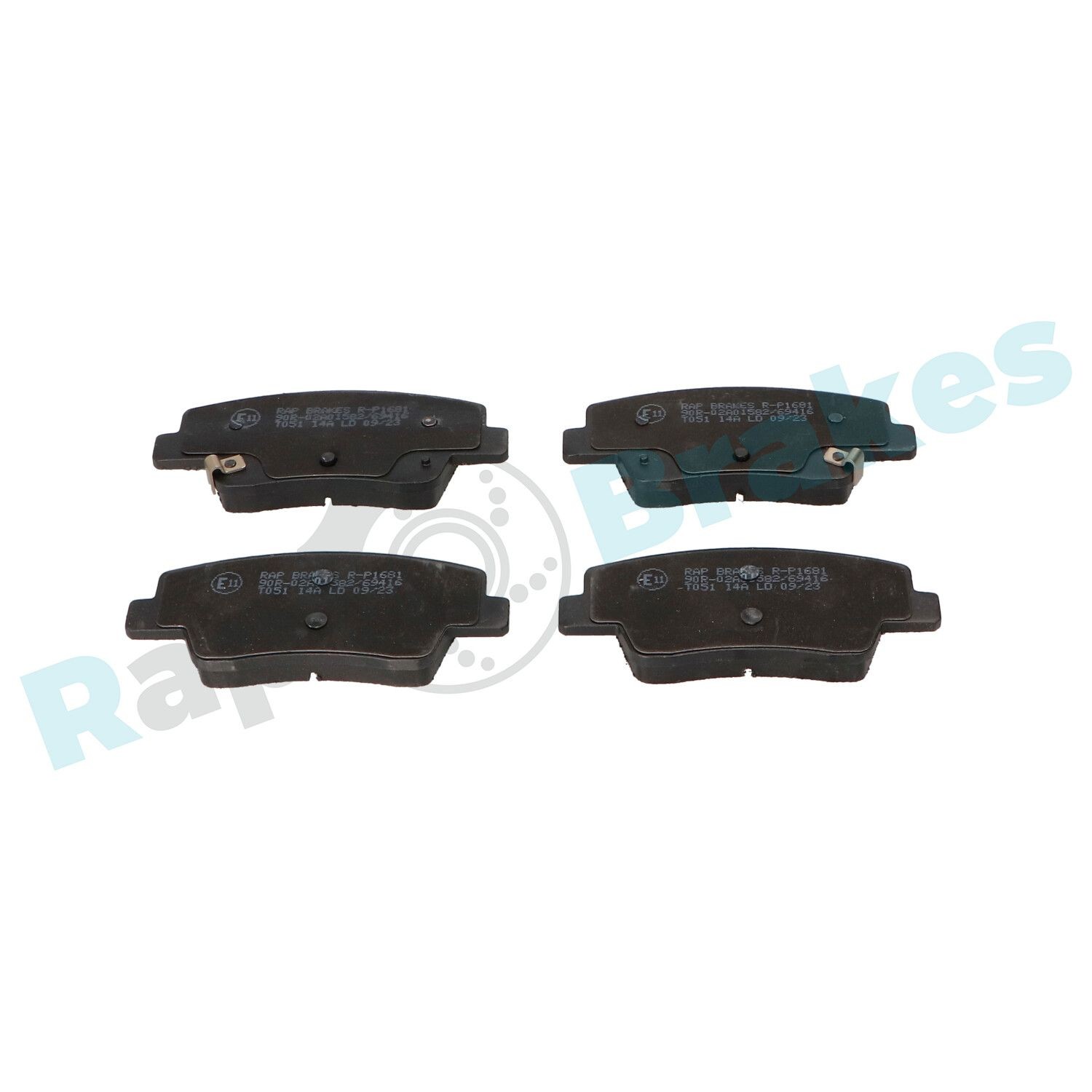 RAP BRAKES Brake pad set Article number: R-P1681 cheaply