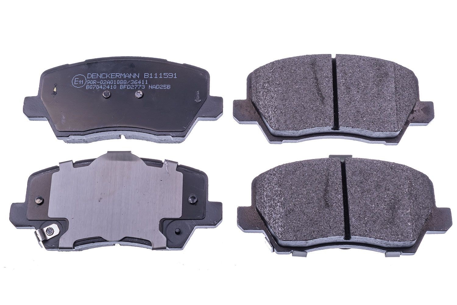 DENCKERMANN Brake pad set Article number: B111591 cheaply