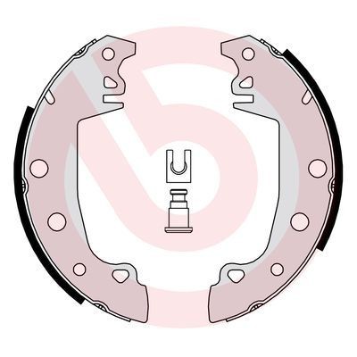BREMBO Bremsbackensatz Artikelnummer: S 68 538 günstig