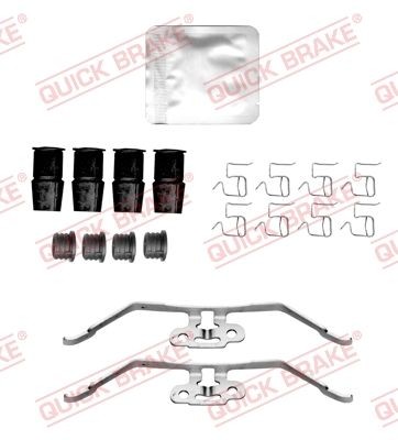 QUICK BRAKE 109-0202 Lisakomplekt, ketaspiduriklotsid KODIAQ 1.5 TSI mHEV 150 HP Bensiin/elekter