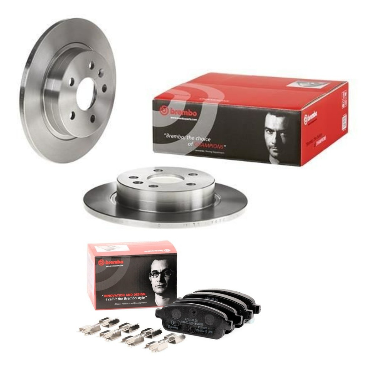 BREMBO Brake discs and pads set Article number: BRB3405N0124 cheaply
