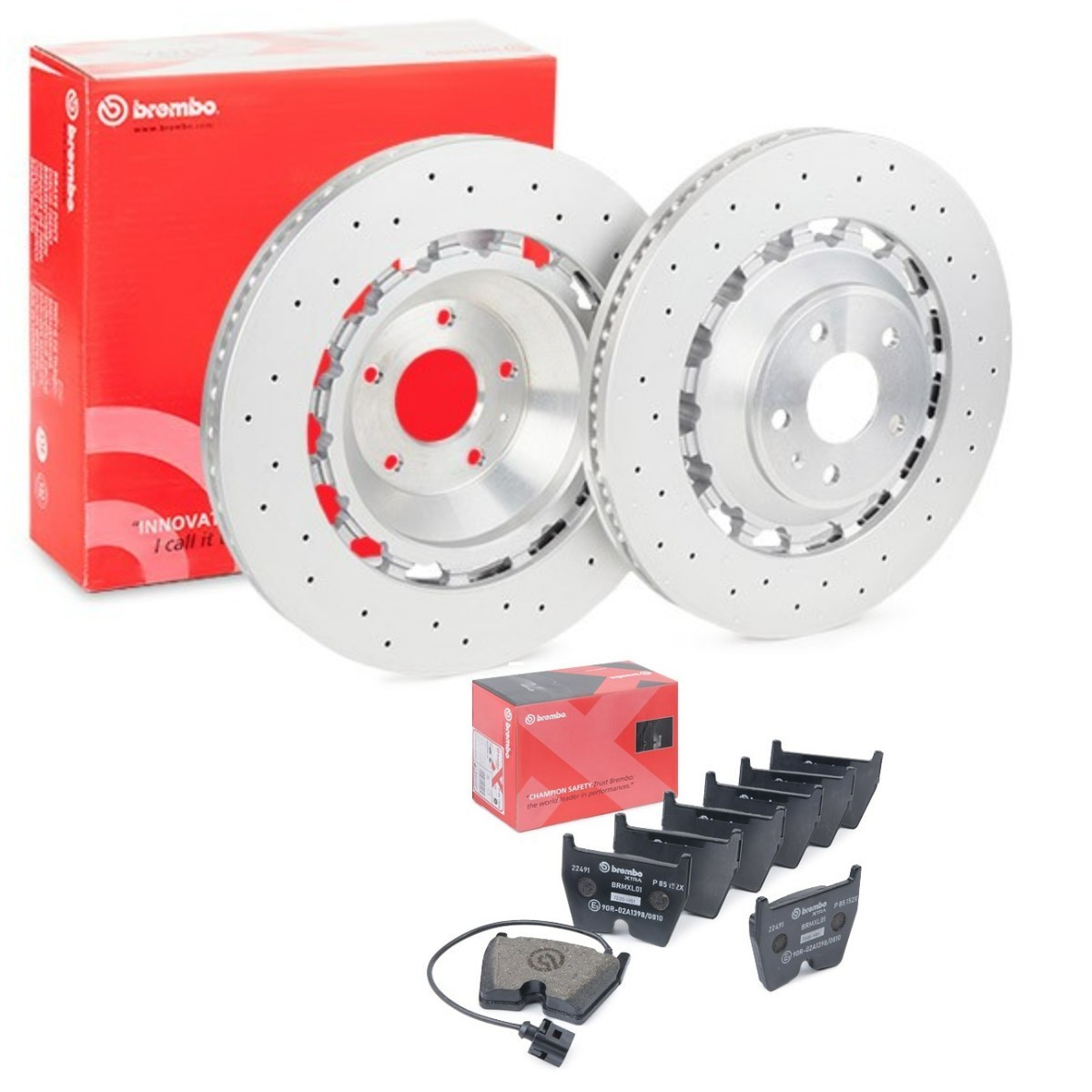 BREMBO Brake discs and pads set Article number: BRB3405N0215 cheaply