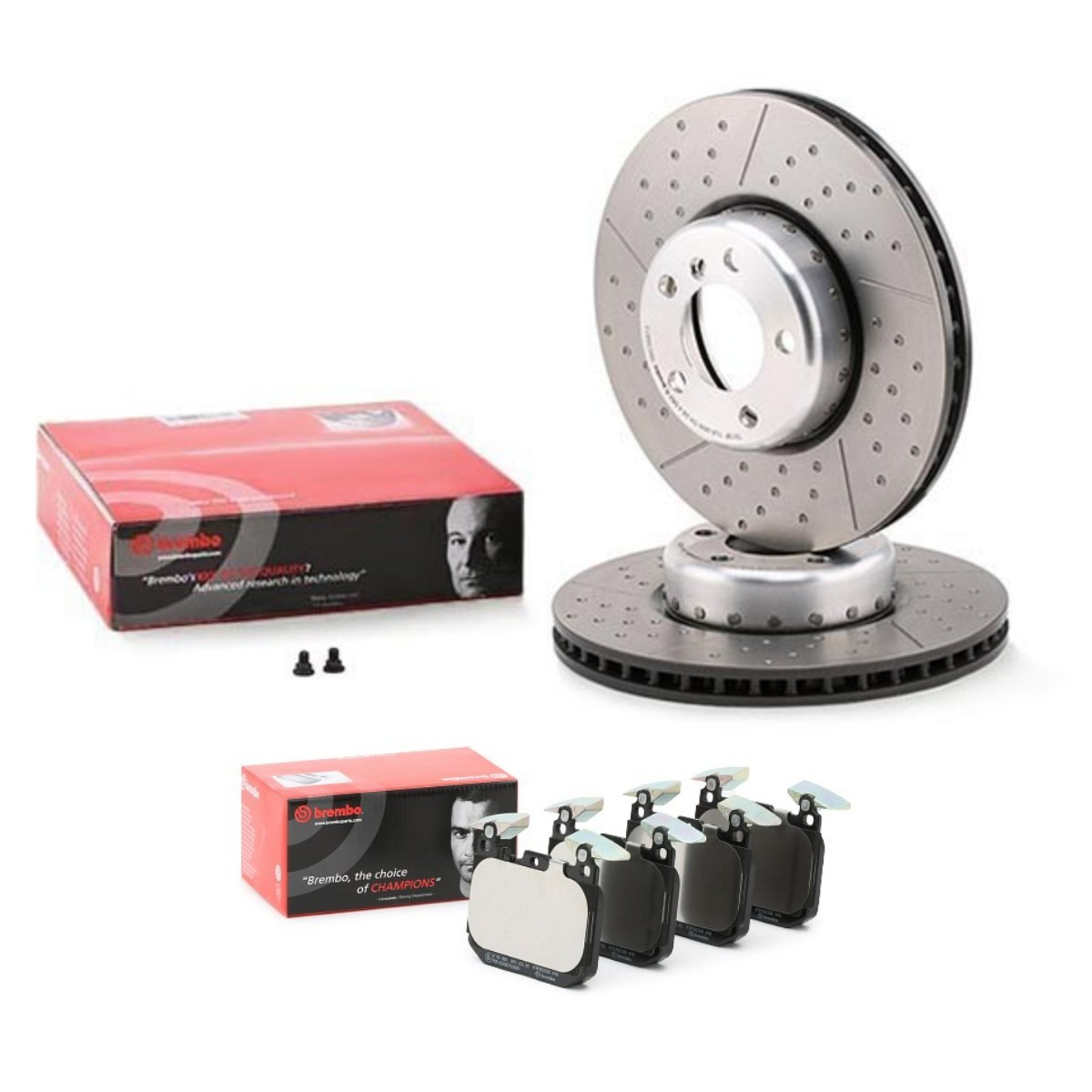 BREMBO Brake discs and pads set TWO-PIECE DISCS LINE Article number: BRB3405N0268 cheaply