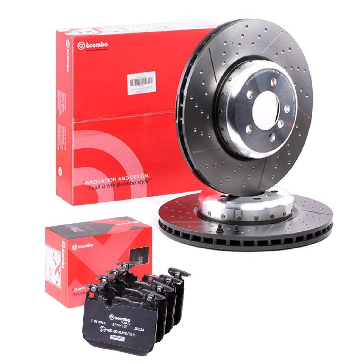 BREMBO Brake discs and pads set TWO-PIECE DISCS LINE Article number: BRB3405N0286 cheaply
