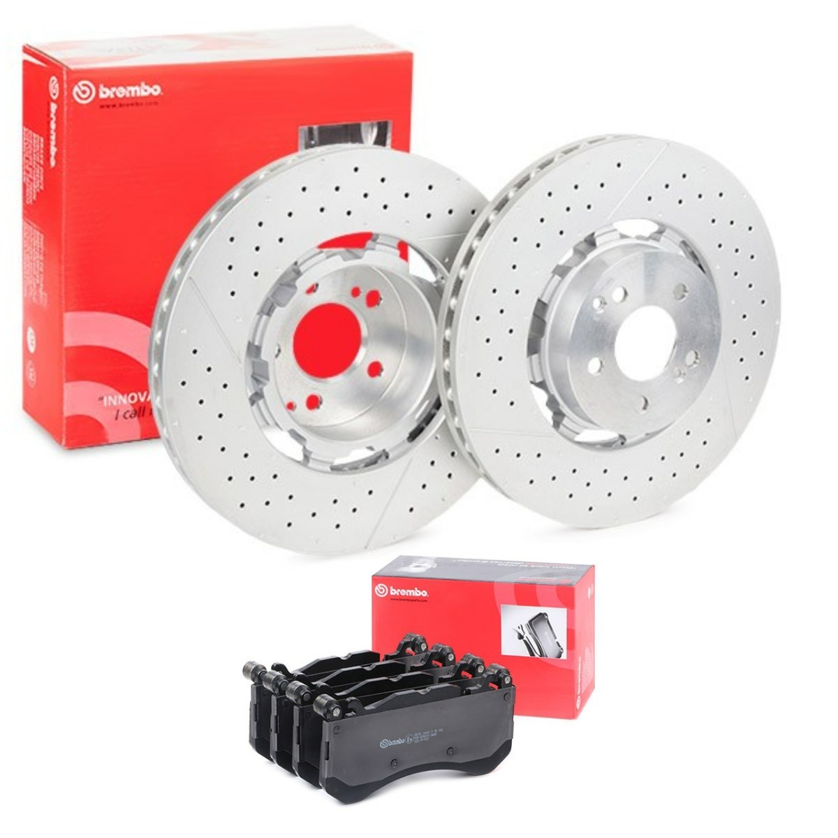 BREMBO Brake discs and pads set Article number: BRB3405N0316 cheaply