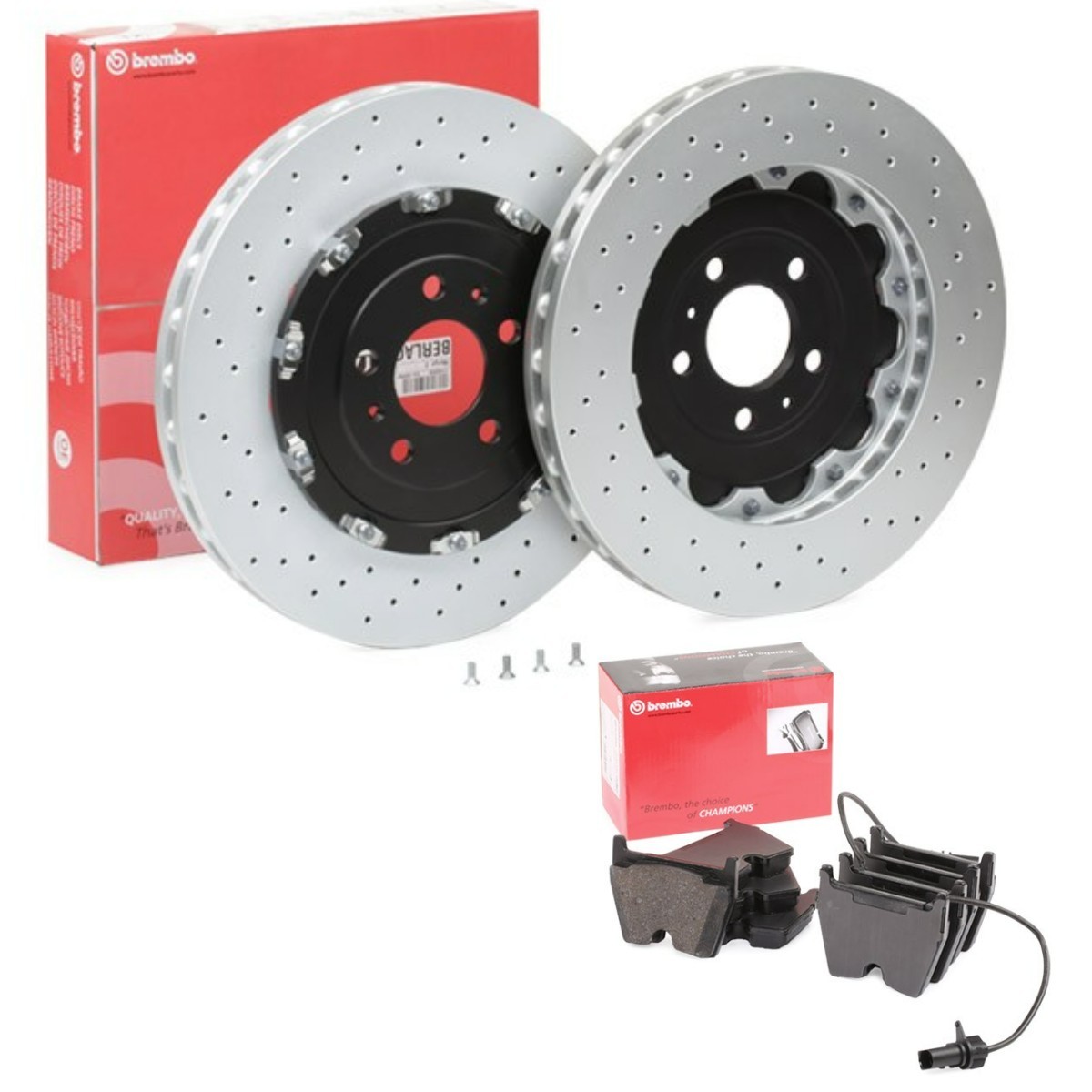 BREMBO Brake discs and pads set TWO-PIECE FLOATING DISCS LINE Article number: BRB3405N0322 cheaply
