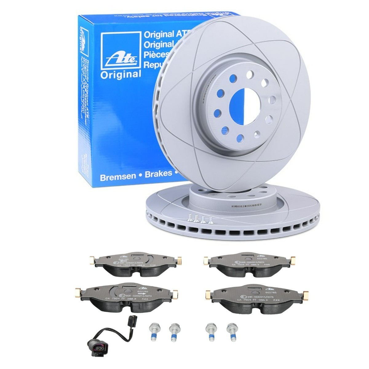ATE Brake discs and pads set PowerDisc Article number: ATE3405N0002 cheaply