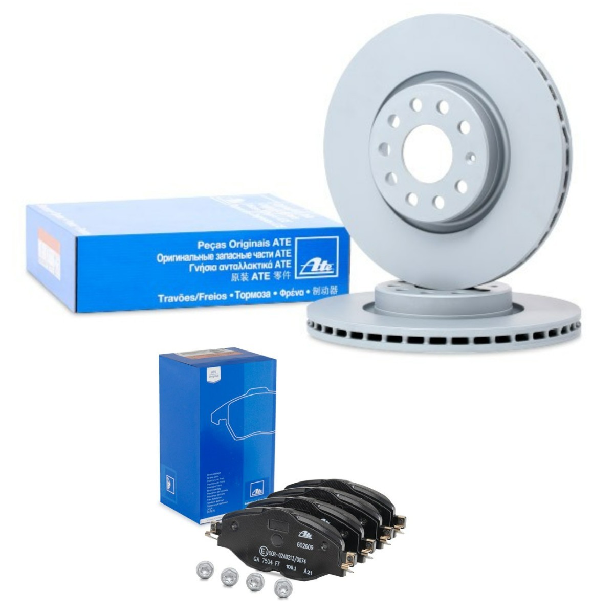 ATE Brake discs and pads set Article number: ATE3405N0005 cheaply