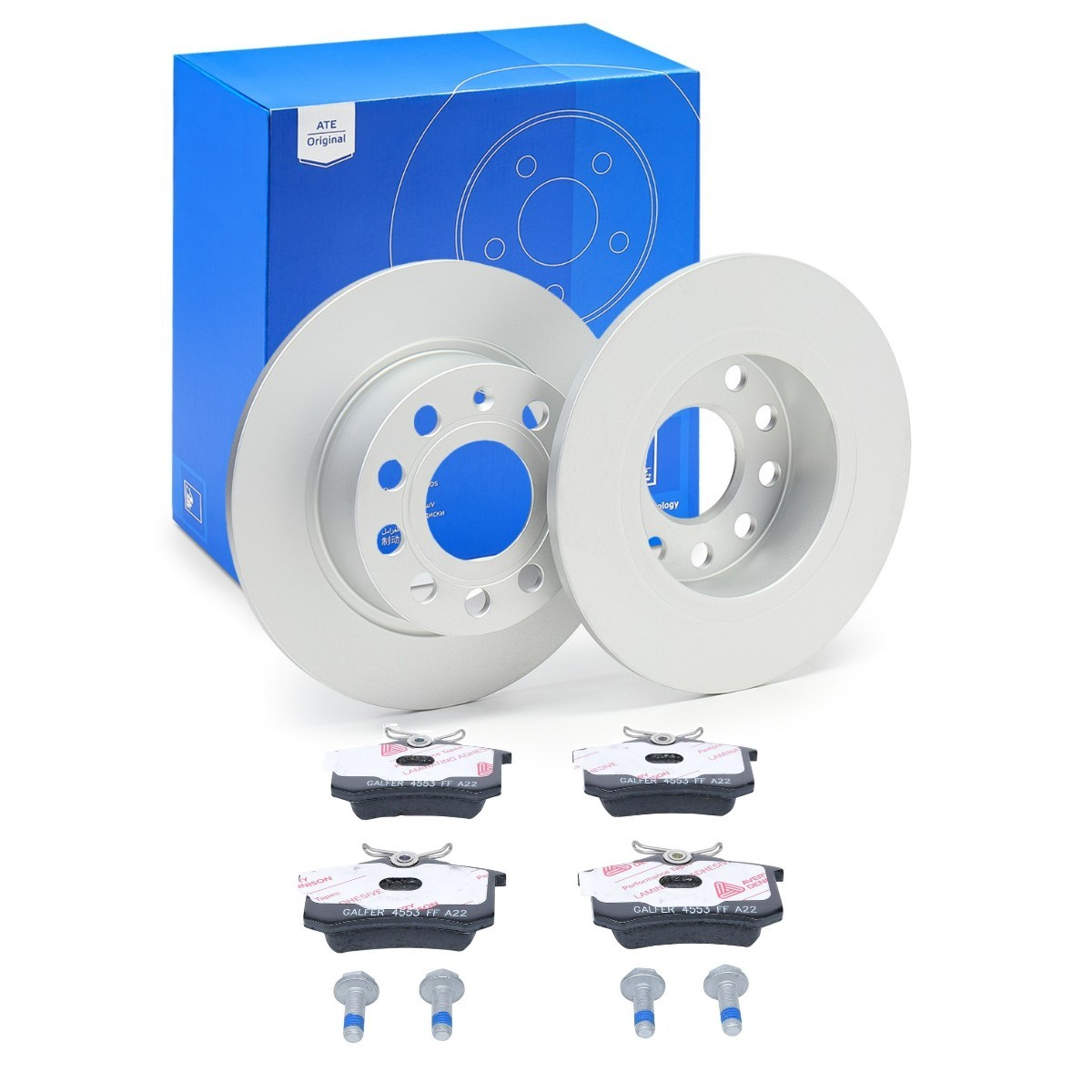 ATE Brake discs and pads set Article number: ATE3405N0009 cheaply