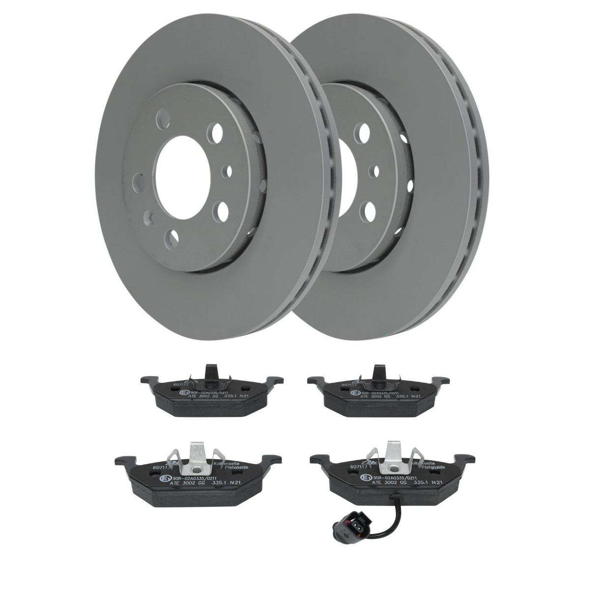ATE Brake discs and pads set Article number: ATE3405N0011 cheaply