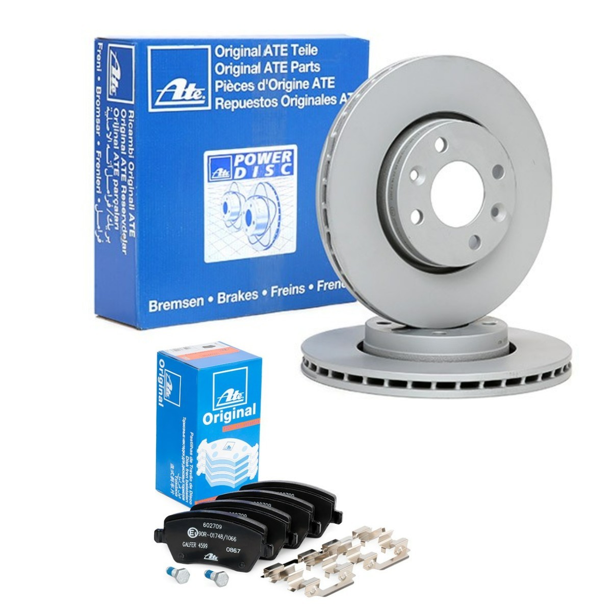 ATE Brake discs and pads set Article number: ATE3405N0014 cheaply