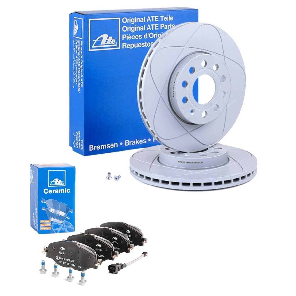 ATE Brake discs and pads set Article number: ATE3405N0015 cheaply