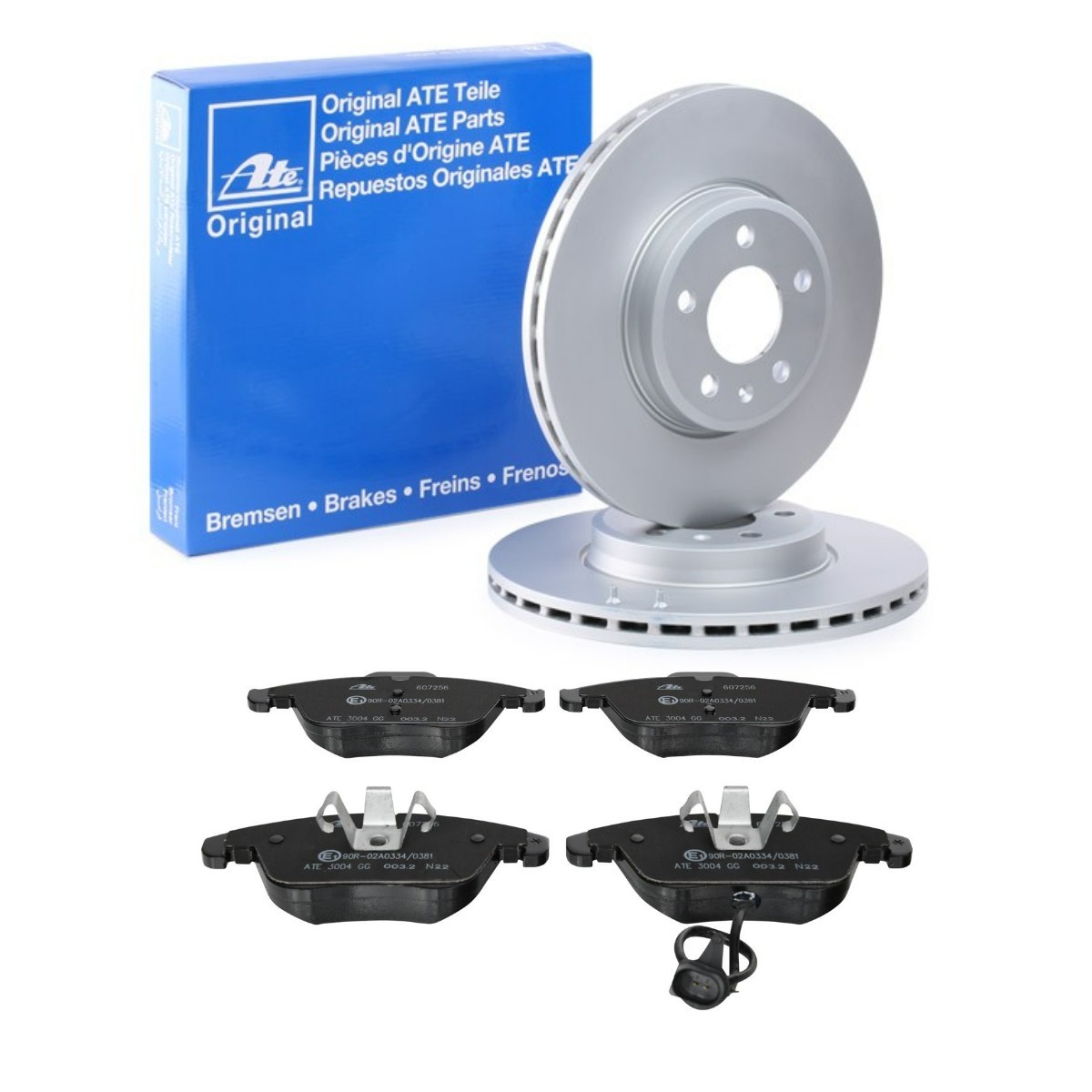 ATE Brake discs and pads set Article number: ATE3405N0024 cheaply