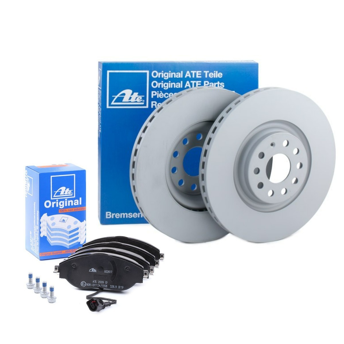 ATE Brake discs and pads set Article number: ATE3405N0026 cheaply