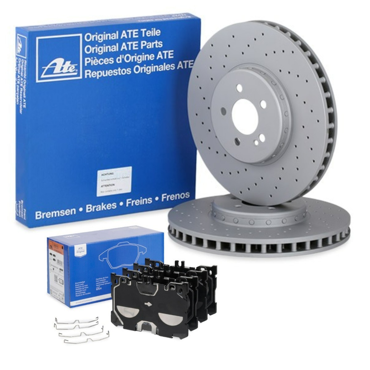 ATE Brake discs and pads set Article number: ATE3405N0051 cheaply