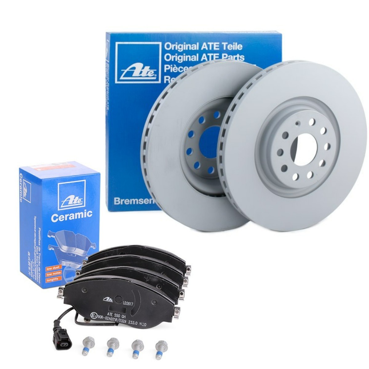 ATE Brake discs and pads set Article number: ATE3405N0052 cheaply