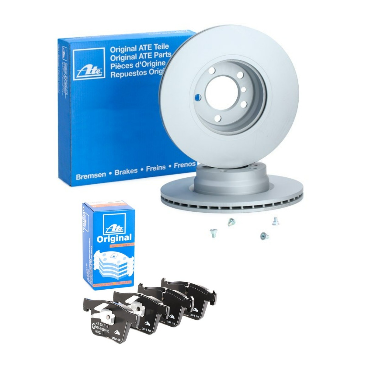 ATE Brake discs and pads set Article number: ATE3405N0058 cheaply