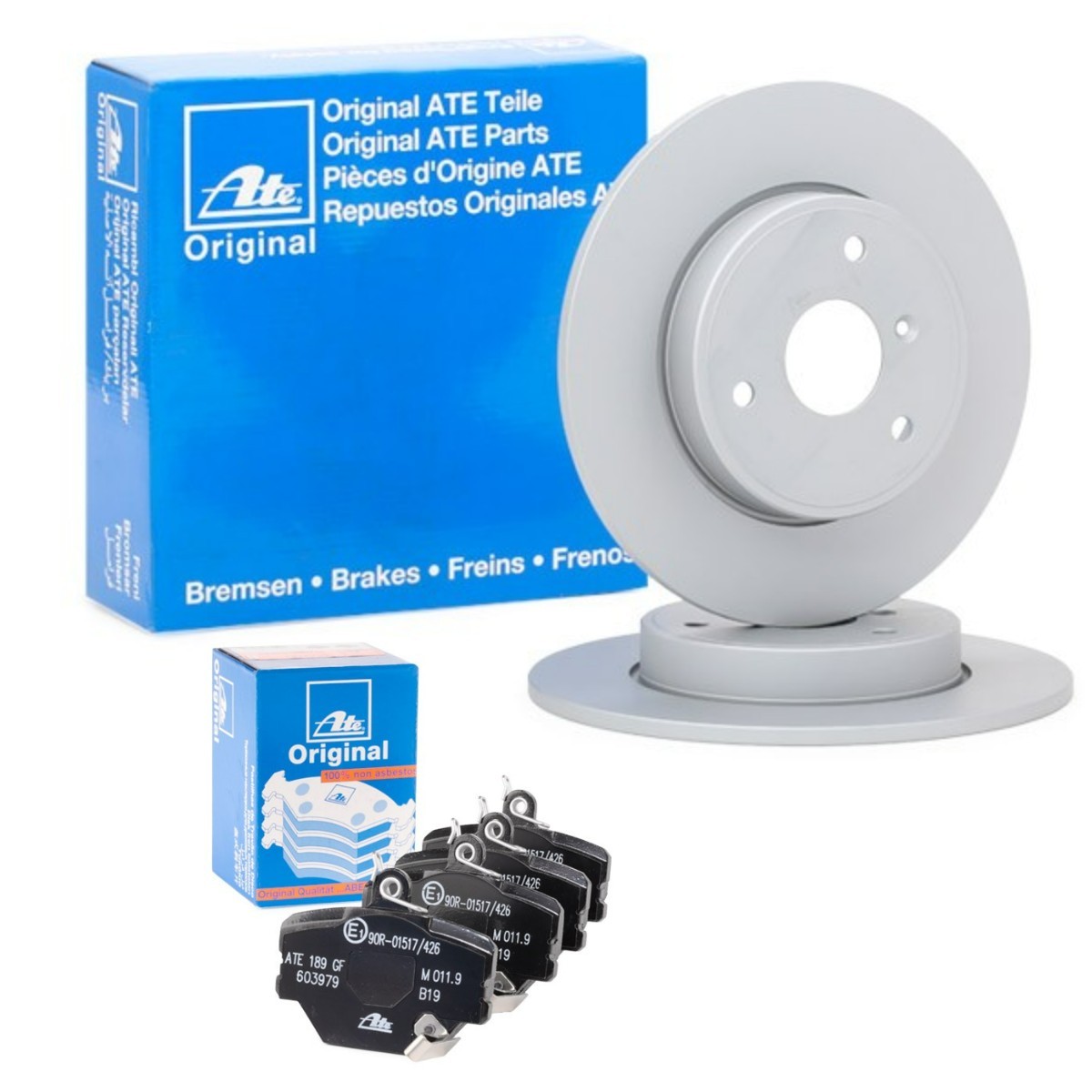 ATE Brake discs and pads set Article number: ATE3405N0080 cheaply