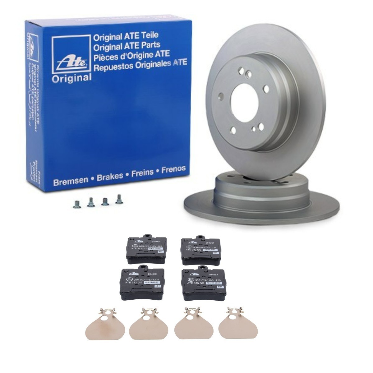 ATE Brake discs and pads set Article number: ATE3405N0093 cheaply
