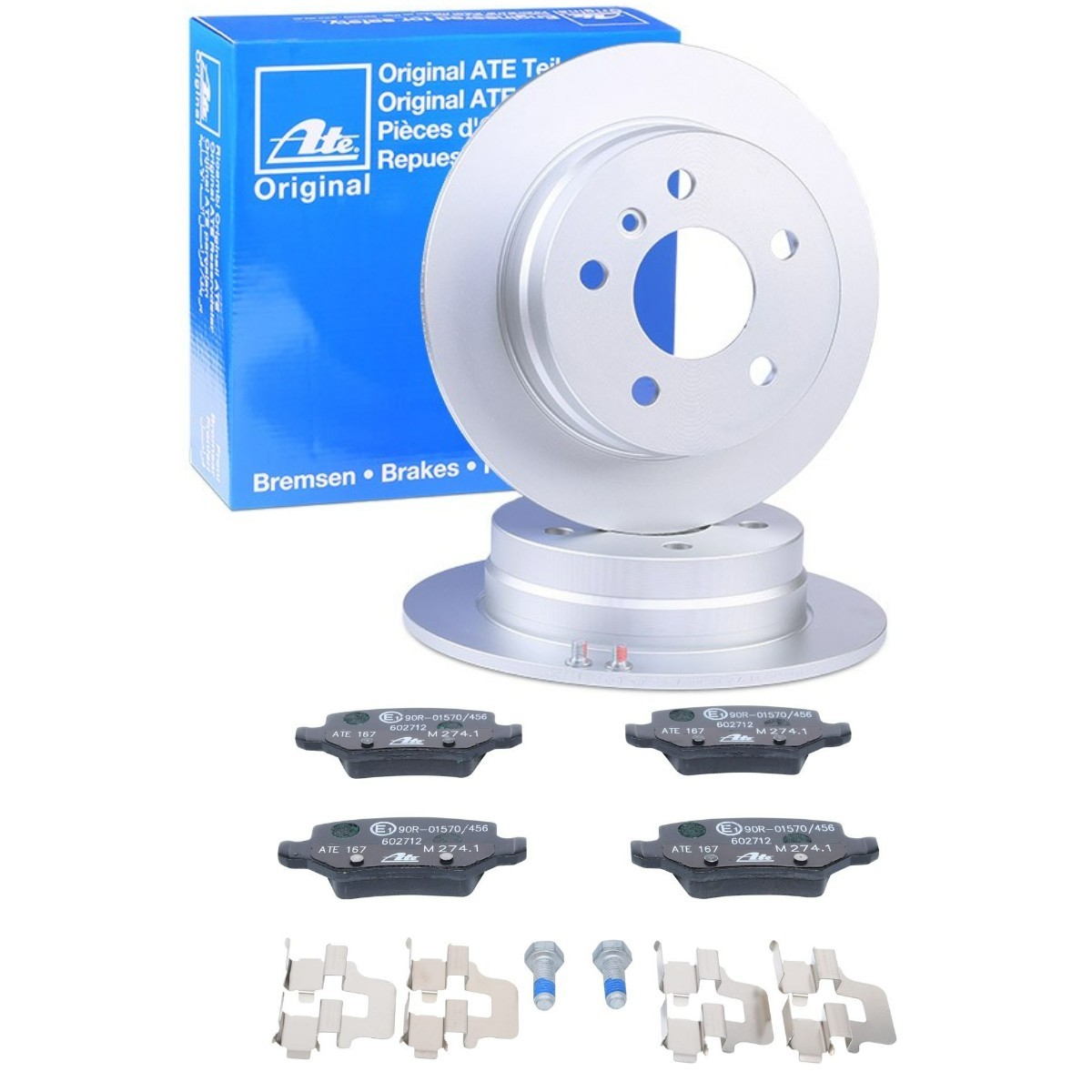 ATE Brake discs and pads set Article number: ATE3405N0108 cheaply