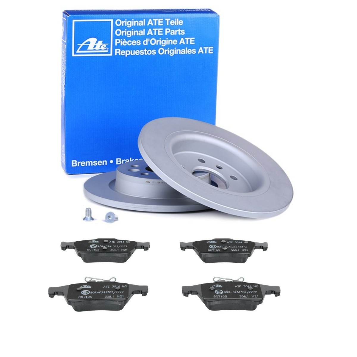 ATE Brake discs and pads set Article number: ATE3405N0142 cheaply