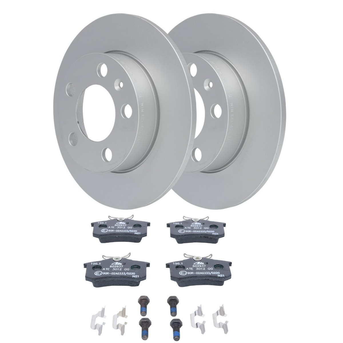 ATE Brake discs and pads set Article number: ATE3405N0167 cheaply