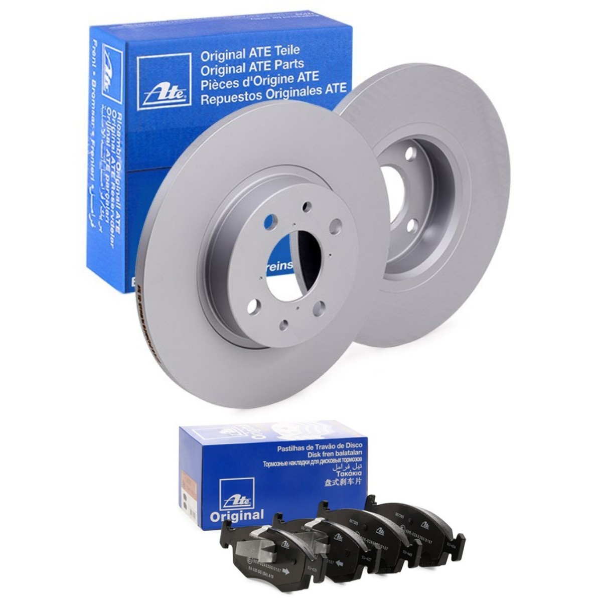 ATE Brake discs and pads set Article number: ATE3405N0198 cheaply