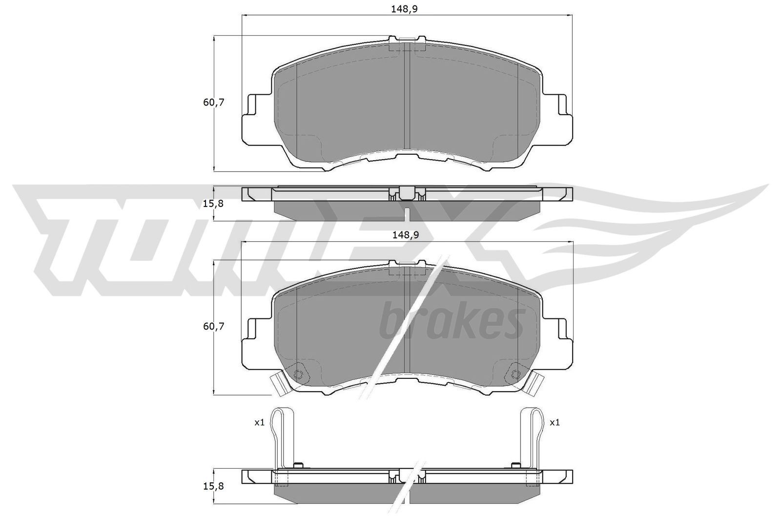 TOMEX brakes ABS sensor Article number: TX 52-50 cheaply