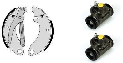 BREMBO Brake Shoe Set STANDARD KIT Article number: H 61 010 cheaply