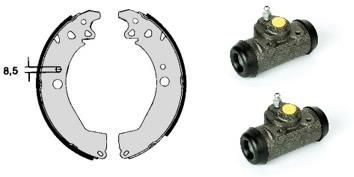 BREMBO Brake Shoe Set STANDARD KIT Article number: H 61 042 cheaply