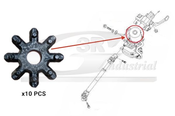 3RG Steering Column Coupling Article number: 24800 cheaply