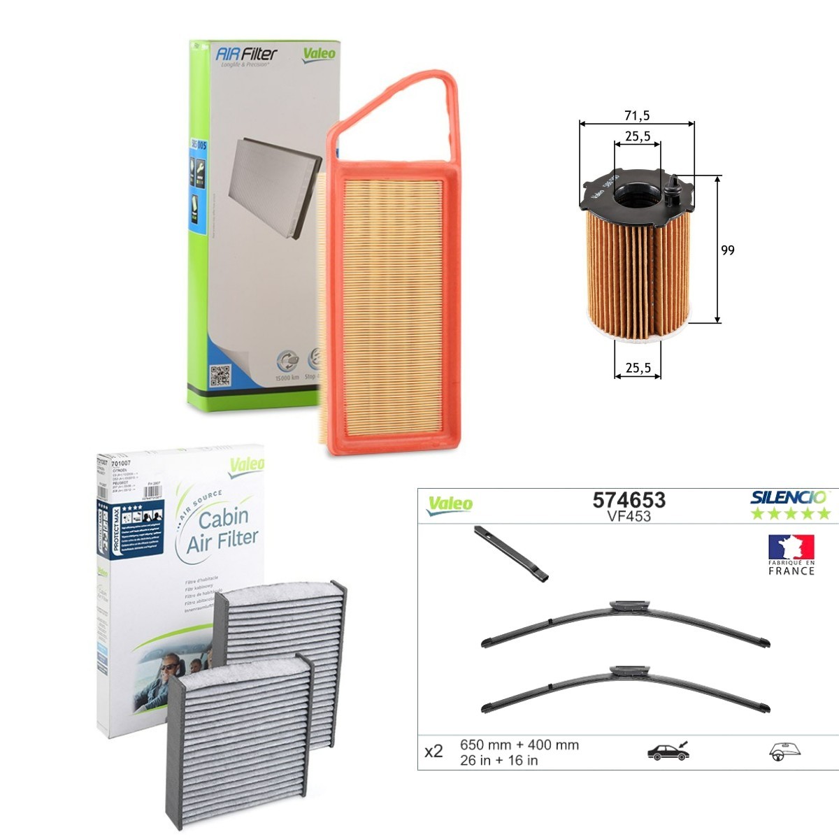 VALEO Inspektionspaket Artikelnummer: VAL4682SK013 kaufen