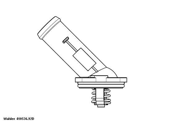 WAHLER Termostat, kølemiddel Varenummer: 410536.92D billige