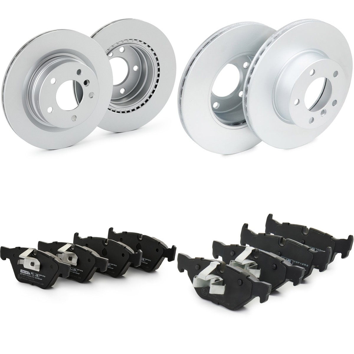 RIDEX PLUS Brake discs and pads set Article number: 3405B1718P cheaply