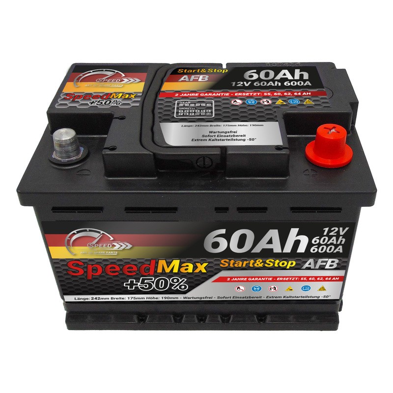 SPEED Batteri Artikelnummer: SPEEL260AFBMAX billigt