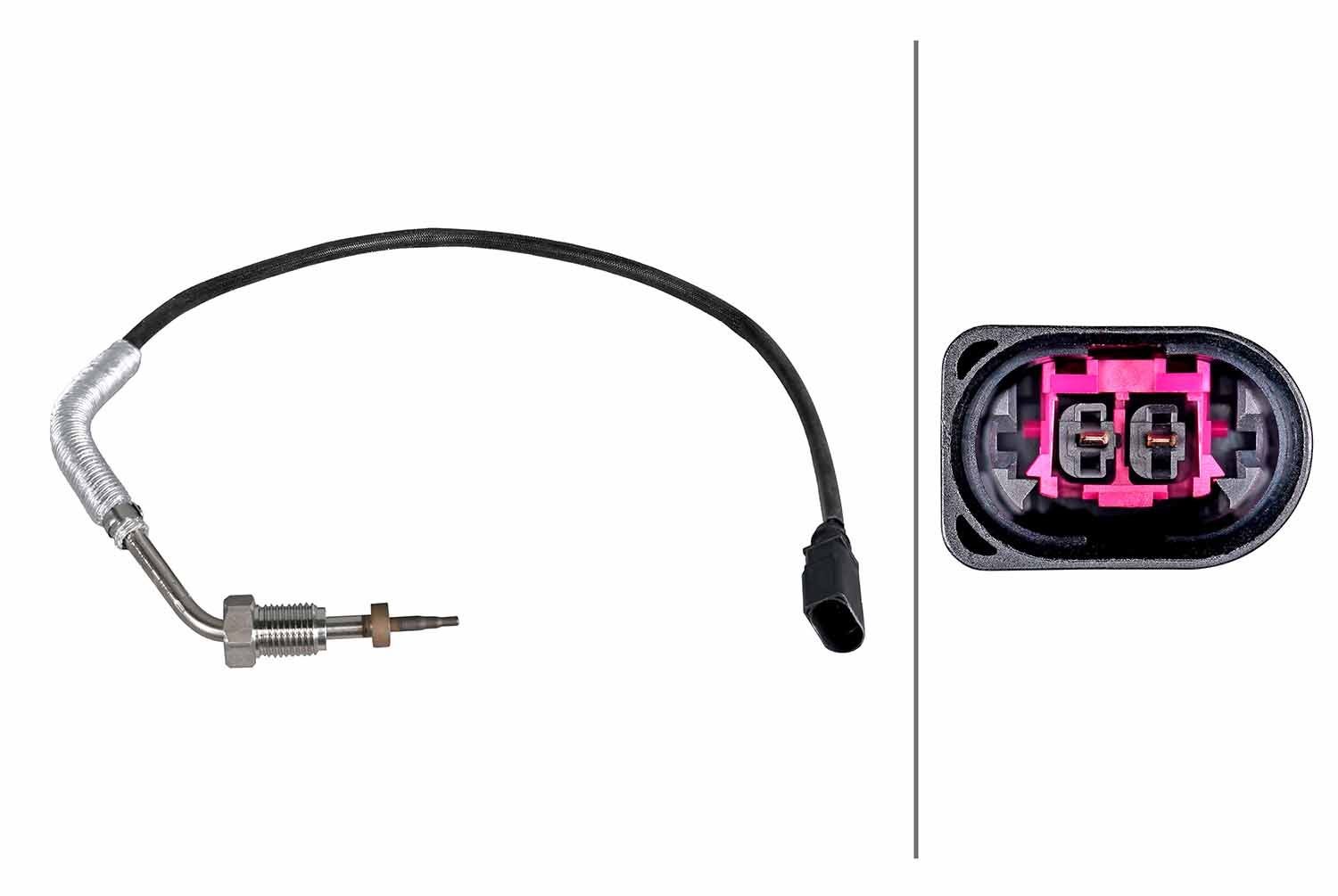 HELLA Sensor, exhaust gas temperature Article number: 6PT 358 226-441 cheaply